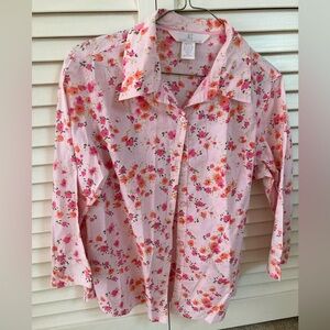 Floral Pink Blouse